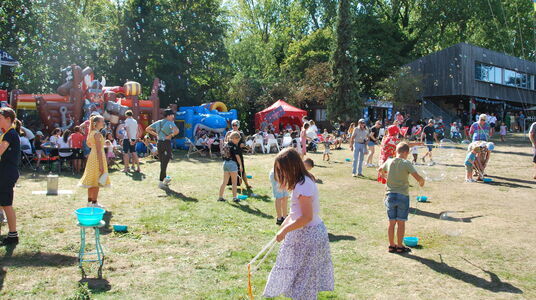Scheldefestival sfeerbeeld kinderanimatie