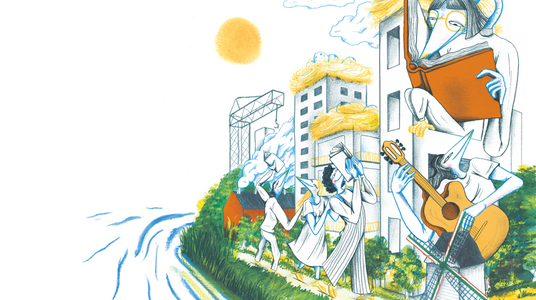 illustratie Lente aan het Woord